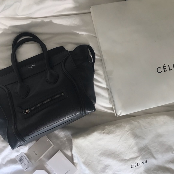 GREAT CONDITION Celine Black Mini Luggage - Picture 3 of 8